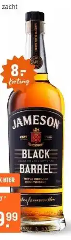 Gall & Gall Jameson Black Barrel 70CL aanbieding