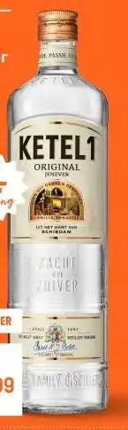 Gall & Gall Ketel 1 Jonge Jenever 100CL aanbieding
