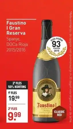 Gall & Gall Faustino I Gran Reserva 75CL aanbieding