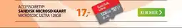 Expert SanDisk MicroSDXC Ultra 128GB 140mb/s C10 - SDA UHS-I aanbieding