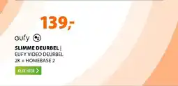 Expert Eufy Video Doorbell 2K + HomeBase 2 Zwart aanbieding