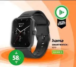 Expert Hama Smartwatch 6010 Zwart aanbieding