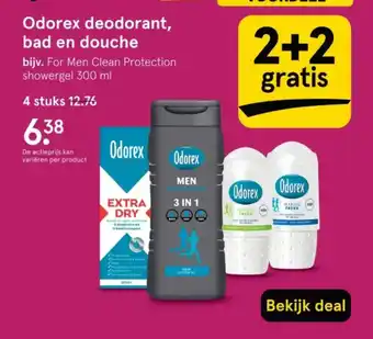 Etos Odorex deodorant bad en douche aanbieding