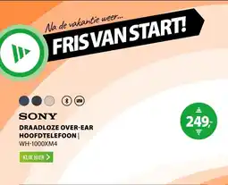 Expert Sony WH-1000XM4 Zwart aanbieding