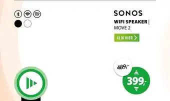 Expert Sonos Move 2 Zwart aanbieding