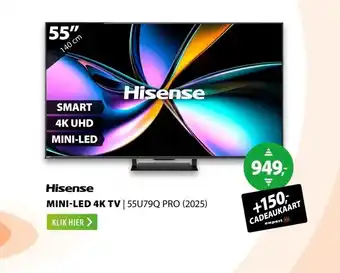 Expert Hisense Mini-LED 55U79Q PRO (2025) aanbieding