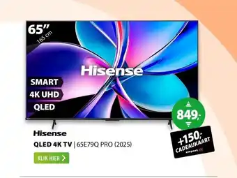 Expert Hisense QLED 65E79Q PRO (2025) aanbieding