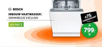 Expert Bosch SMV4HBX23E EXCLUSIV aanbieding