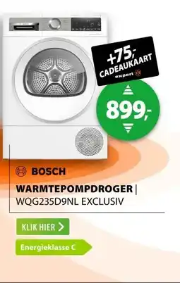 Expert Bosch WQG235D9NL EXCLUSIV aanbieding