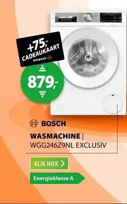 Expert Bosch WGG246Z9NL EXCLUSIV aanbieding
