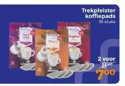 Trekpleister Trekpleister koffiepads aanbieding