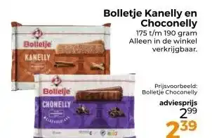Trekpleister Bolletje Kanelly en Choconelly aanbieding