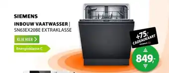 Expert Siemens SN63EX20BE extraKlasse aanbieding