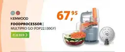 Expert Kenwood MultiPro GO (FDP22.130GY) Blauw aanbieding