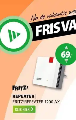 Expert AVM FRITZ!Repeater 1200 AX aanbieding