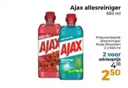 Trekpleister Ajax allesreiniger 650 ml aanbieding