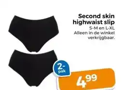 Trekpleister Second skin highwaist slip aanbieding