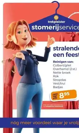 Trekpleister trekpleister stomerijservice aanbieding