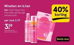 Etos Minetan en b.tan aanbieding