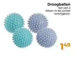 Trekpleister Droogballen aanbieding