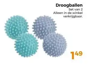 Trekpleister Droogballen aanbieding