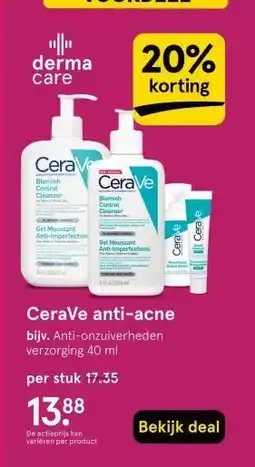 Etos CeraVe anti-acne aanbieding