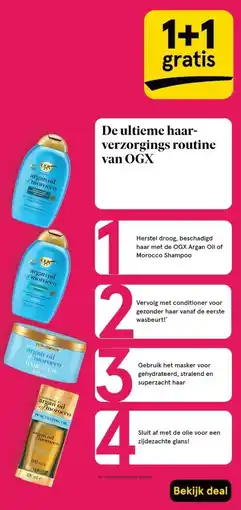 Etos De ultieme haar- verzorgings routine van OGX aanbieding