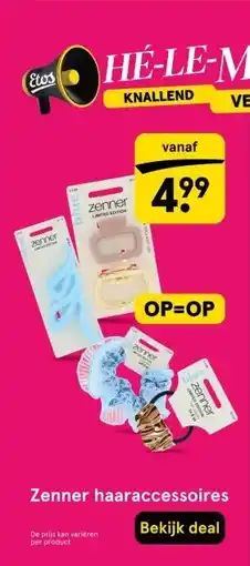 Etos Zenner haaraccessoires aanbieding