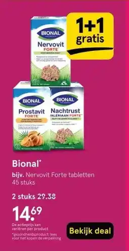 Etos Bional' aanbieding