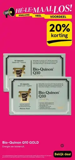 Etos Bio-Quinon Q10 GOLD aanbieding