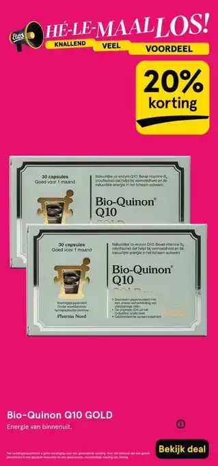 Etos Bio-Quinon Q10 GOLD aanbieding