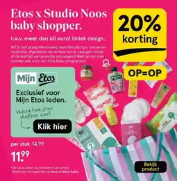 Etos Etos & Studio Noos baby shopper. aanbieding