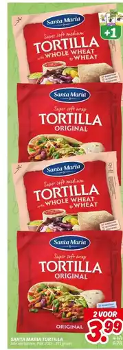 Dekamarkt SANTA MARIA TORTILLA aanbieding