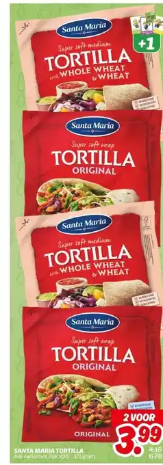 Dekamarkt SANTA MARIA TORTILLA aanbieding