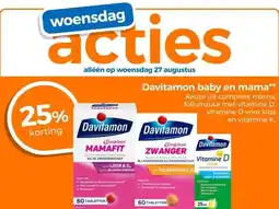 Trekpleister Davitamon baby en mama aanbieding