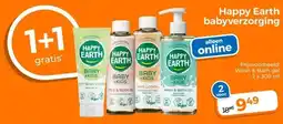 Trekpleister Happy Earth babyverzorging aanbieding