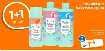 Trekpleister Trekpleister babyverzorging aanbieding