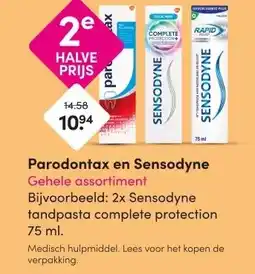 DA Parodontax en Sensodyne aanbieding