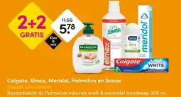 DA Colgate, Elmex, Meridol, Palmolive en Sanex aanbieding