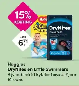 DA Huggies DryNites en Little Swimmers aanbieding