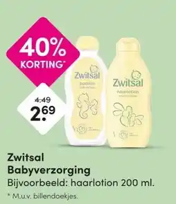 DA Zwitsal Babyverzorging aanbieding