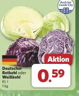 Combi Deutscher Rotkohl oder Weißkohl aanbieding