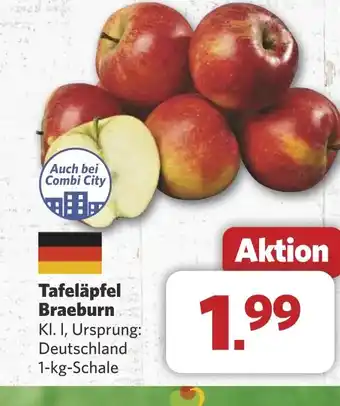 Combi Tafeläpfel Braeburn aanbieding