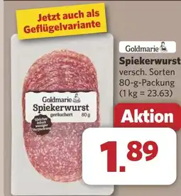 Combi Spiekerwurst aanbieding