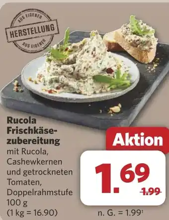 Combi Rucola Frischkäse- zubereitung aanbieding