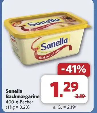 Combi Sanella Backmargarine aanbieding