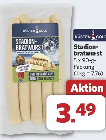 Combi Stadion- bratwurst aanbieding