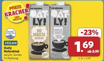 Combi Oatly Haferdrink aanbieding