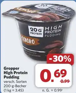 Combi Gropper High Protein Pudding aanbieding