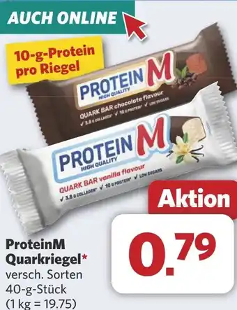 Combi ProteinM Quarkriegel* aanbieding